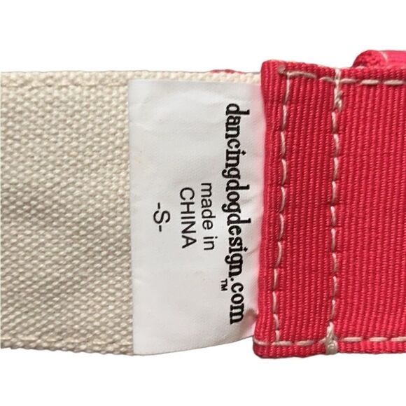 Dancing Dog Design Lab Grosgrain Pink Belt Sz S - Picture 3 of 6